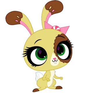 🐰 Hase, Kaninchen, Cartoon, Tier, Süß, Sticker telegram sticker