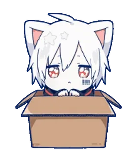 🥺 mèo, anime, kawaii, dễ thương, chibi, hộp whatsapp sticker