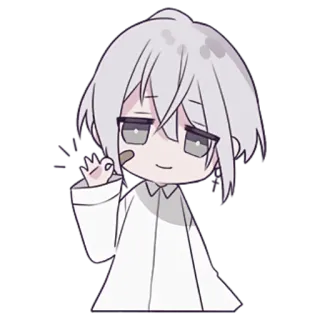 👌 Anime, Manga, Sticker, Personage, Schattig, Digitale kunst telegram sticker