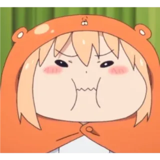 😠 Anime, Lucu, Marah, Beruang, Hoodie whatsapp sticker
