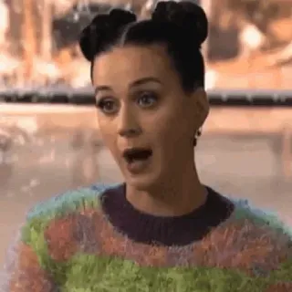 ✨ Katy Perry 凯蒂·佩里, 歌手, 名人, 震惊, 惊讶 whatsapp sticker