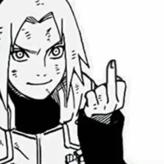 🖕 Sakura Naruto anime, middle finger, sakura haruno, naruto telegram sticker