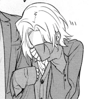 💭 アニメ, マンガ, 泣く, 悲しい, エモい, 涙, キャラクター telegram sticker