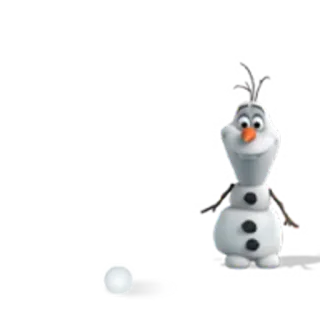 ⛄ Olaf Frozen snowman, cartoon, disney, frozen, olaf telegram sticker