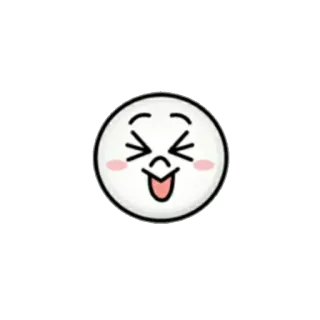 😝 絵文字, 幸せ, 可愛い, 面白い, ベロ出し telegram sticker