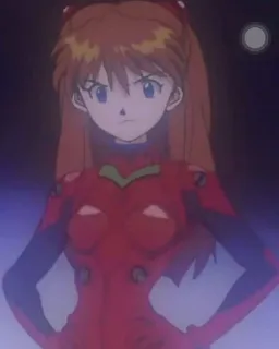 🤨 Asuka Langley Sohryu Neon Genesis Evangelion anime, asuka, evangelion, manga, redhead, character telegram sticker