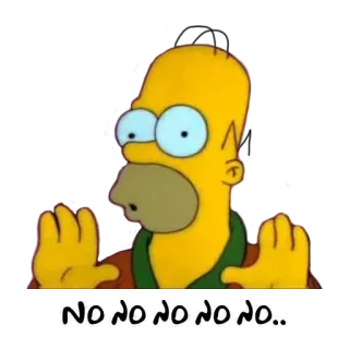 TheSimpsonsWithWords telegram stickers