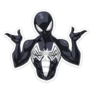 Человек-Паук. Костюм Симбиот (@TgSticker) telegram stickers