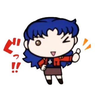 🔹 ぐっ!! Anime, Lindo, Manga, Japonés, Kawaii, Personaje telegram sticker