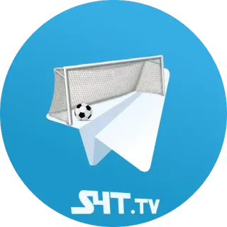 ⚽ S4T.TV Fußball, Fußball, Sport, Tor, Netz, Logo telegram sticker