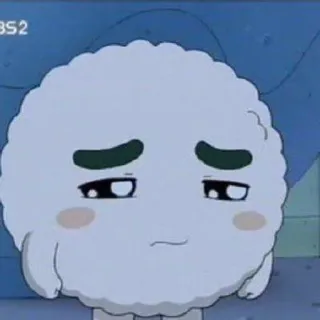 🍙 만화, 캐릭터, 슬픈, 폭신한, 귀여운 telegram sticker