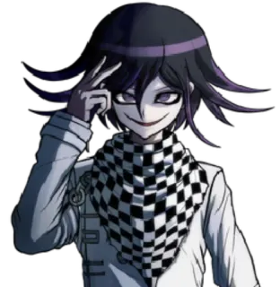 😈 Kokichi Oma Danganronpa V3 Anime, Personnage, Sourire, Kokichi Oma, Danganronpa whatsapp sticker