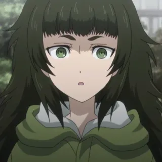 ⏱ Suzuha Amane Steins;Gate Anime, Feminino, Personagem, Suzuha Amane, Steins Gate whatsapp sticker