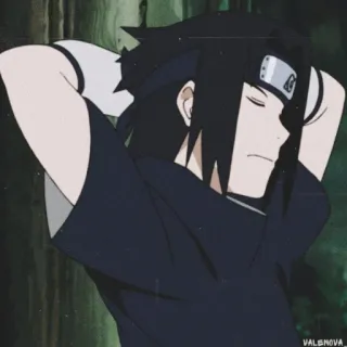 🀄️ Sasuke Naruto Аниме, Саске, Наруто, Ниндзя, Манга, Учиха telegram sticker