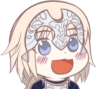 😃 Аниме, Манга, Мультфильм, Чиби, Милый, Счастливый telegram sticker