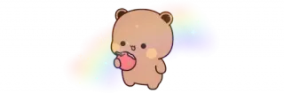💞 หมี, รุ้ง, น่ารัก, ประกาย telegram sticker