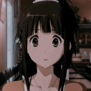 🍶 Anime, Chica, Retrato, Manga, Lindo, Dibujo animado whatsapp sticker