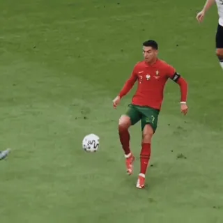 🔵 Cristiano Ronaldo UEFA Euro 2020 whatsapp sticker