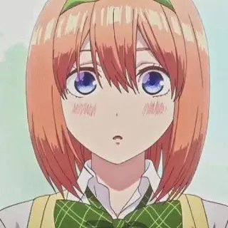 🧩 Yotsuba Nakano The Quintessential Quintuplets Anime, Manga, Personnage, Yotsuba, Nakano telegram sticker