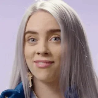 🌊 Billie Eilish piosenkarz, muzyk, Billie Eilish, gwiazda pop, celebryta, idol nastolatków telegram sticker