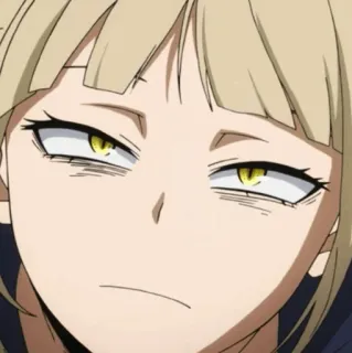 💉 Himiko Toga My Hero Academia anime, character, expression, Himiko Toga, My Hero Academia telegram sticker