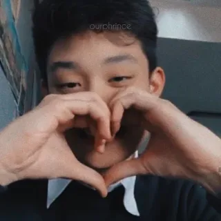 🤘 ourphrince người, trái tim, tay, chân dung, khuôn mặt, châu Á, nam telegram sticker