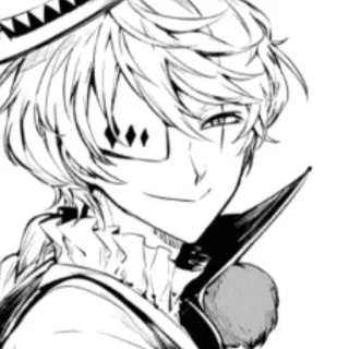 🃏 Nikolai Gogol Bungo Stray Dogs Anime, Manga, Bungo Stray Dogs, Nikolai Gogol, Karakter, Fanart telegram sticker