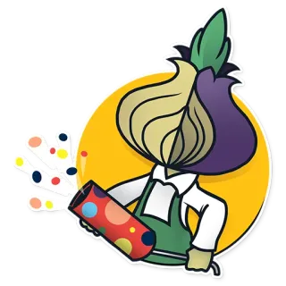 ⚡️ onion, party, poppers telegram sticker