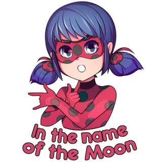👧 In the name of the Moon Kartun, Anime, Superhero, Bulan whatsapp sticker