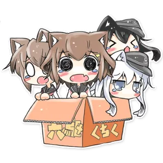 😊 犬駆逐くちく anime, cartoon, crying, kawaii, animals telegram sticker