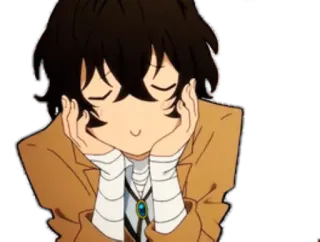 😌 Osamu Dazai Bungou Stray Dogs Anime, Sorriso, Bungo Stray Dogs, Dazai, Osamu telegram sticker