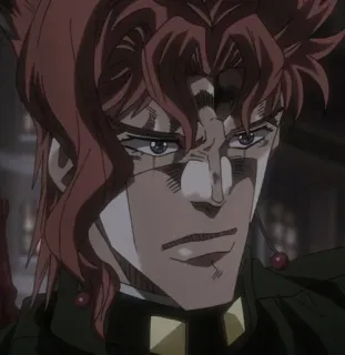 🌟 Noriaki Kakyoin JoJo's Bizarre Adventure Anime, Kakyoin, Jojo, Personnage, Cerise, Jojo's Bizarre Adventure telegram sticker