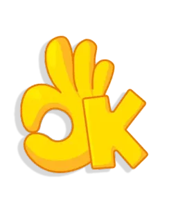 👌 ok, gesto, mão, símbolo telegram sticker