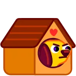 🦠 cão, casota, desenho animado, zangado, animal de estimação whatsapp sticker