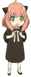 😮 Anya Forger Spy x Family Anime, Manga, Cô gái, Dễ thương, Spy x Family, Anya Forger telegram sticker