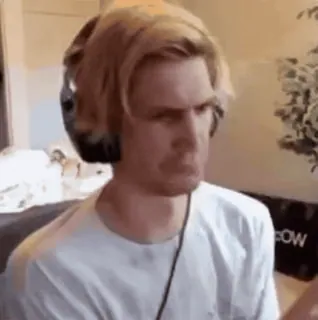 🤨 xQc xQc, Streamer, Twitch, Online, Gamer, Engraçado, Meme telegram sticker