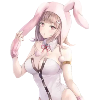 😍 anime, bunny girl, cute, pink, girl telegram sticker
