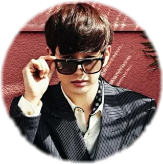 😎 uomo, occhiali da sole, kpop, asiatico, stile, moda, ritratto telegram sticker
