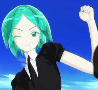 💪 Phosphophyllite Houseki no Kuni anime, character, phosphophyllite, houseki no kuni, gem telegram sticker
