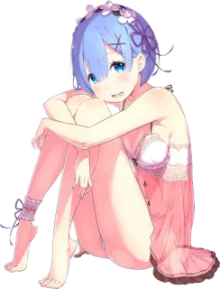 ☺️ Rem Re:Zero Anime, Rem, Re Zero, Waifu, Lindo, Chica whatsapp sticker