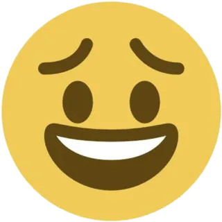 😀 emoji, smiley, happy, smile, joy, face telegram sticker