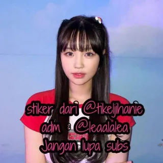 🎟 stiker dari @tikeljihanie
adm : @leaalalea
Jangan lupa subs sticker, korean girl, social media, profile picture telegram sticker