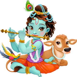 Lord Krishna telegram stickers