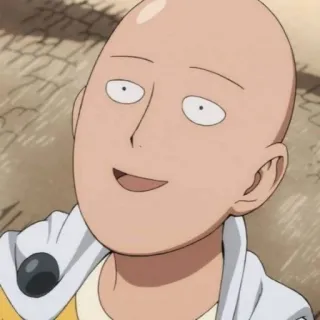 🥊 Saitama One-Punch Man Anime, Postać, One Punch Man, Saitama telegram sticker