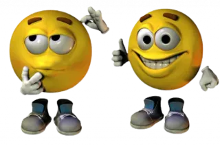 😁 Emoji, Pensando, Positivo, Emoticono whatsapp sticker