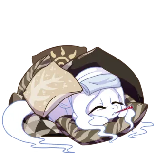 Ashley Arctic Fox telegram stickers