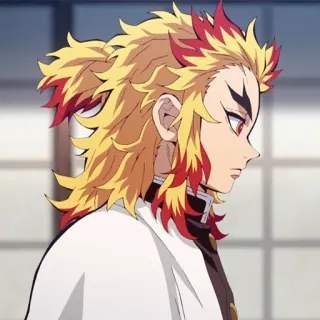 🔥 Kyojuro Rengoku Demon Slayer Anime, Demon Slayer, Rengoku, Personnage, Manga telegram sticker