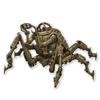 🛢 Steampunk, Robot, Laba-laba, Mesin, Mekanis telegram sticker