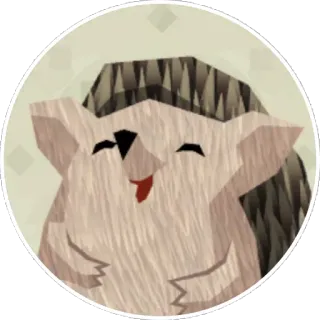 😄 erizo, animal, lindo, dibujos animados, pegatina telegram sticker