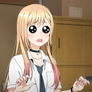 🥟 Marin Kitagawa My Dress-Up Darling anime, girl, blonde, cute, kawaii telegram sticker
